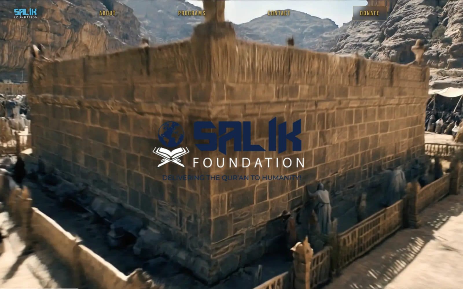 Live preview of Salik Foundation